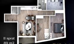 Trosoban stan, Pančevo, prodaja, 89m2, 133500e, id977067